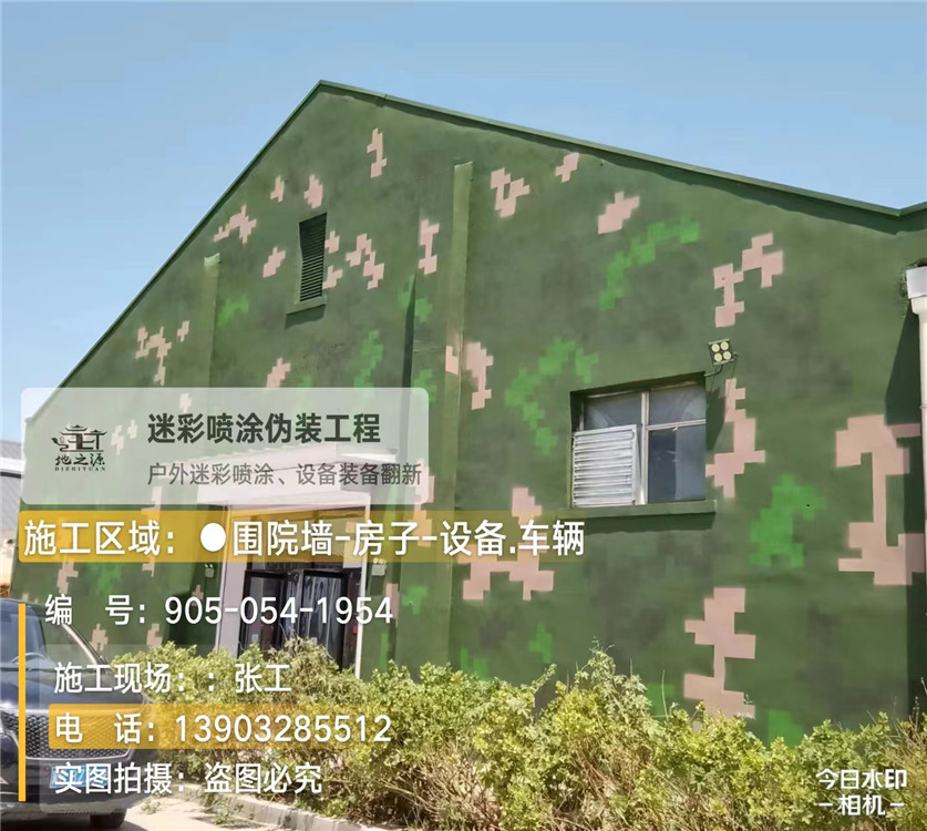 鹰潭外墙数码迷彩漆施工报价清单（100㎡标准墙面测算）